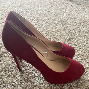 Forever21 Red Velvet Heels